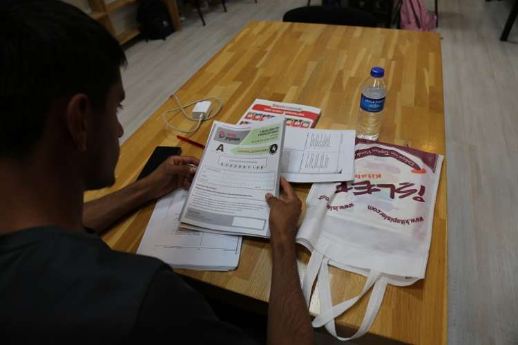 Kütüphane Öğrencilerine Deneme Sınavı