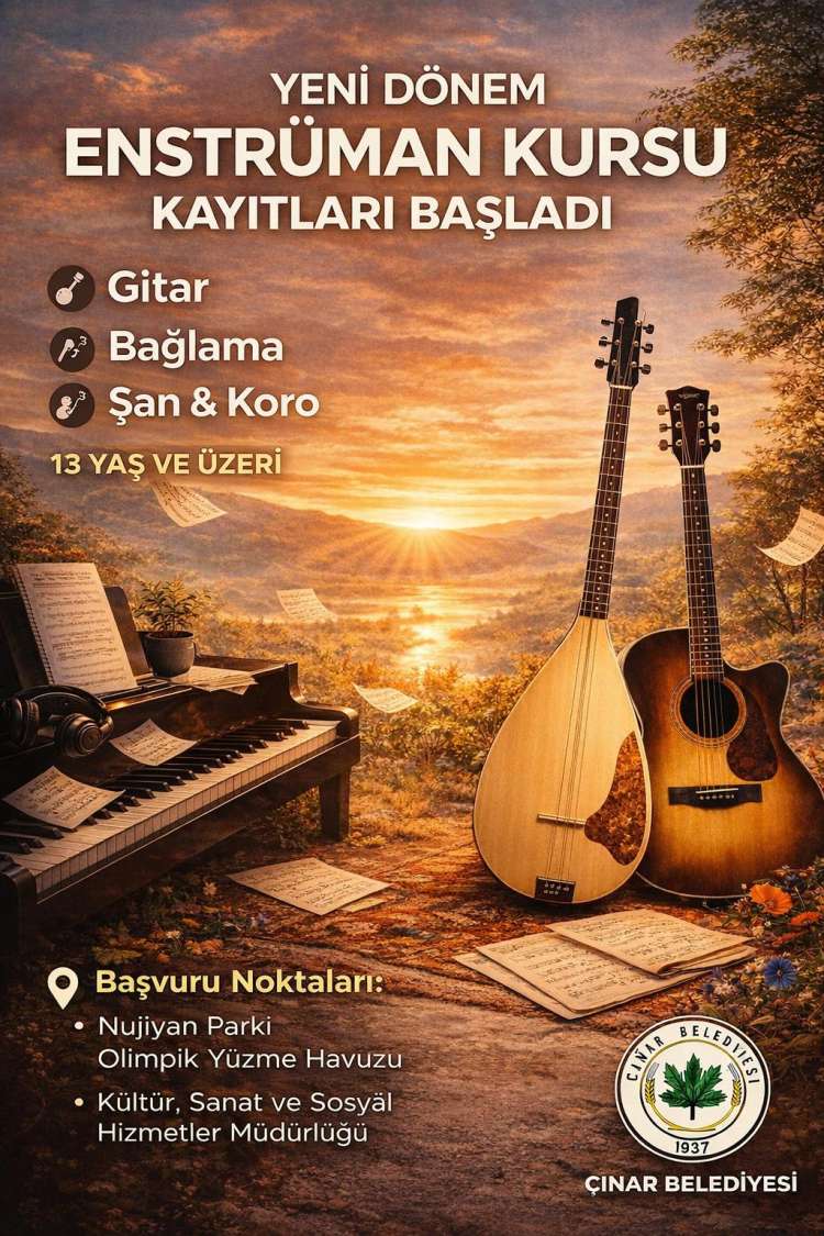 Yeni Dönem Enstrüman Kursu Kayıtları Başladı