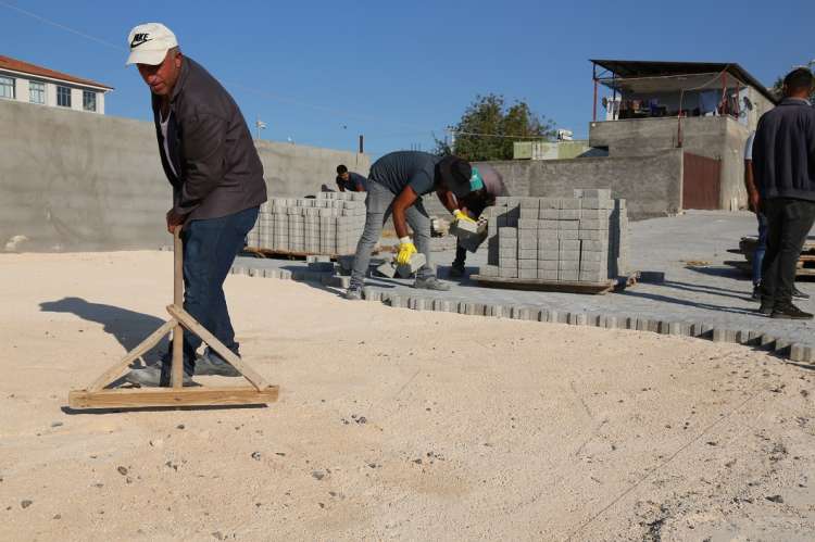 Eski Mahalle’de Parke Yapım Çalışması Tamamlandı 