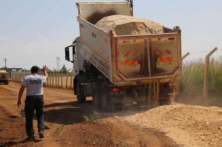 Beşpınar’da Yol Çalışması