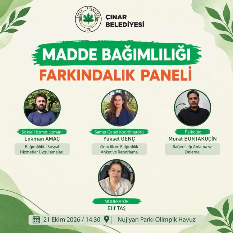 Bağımlığa Karşı Farkındalık Paneli Düzenlenecek